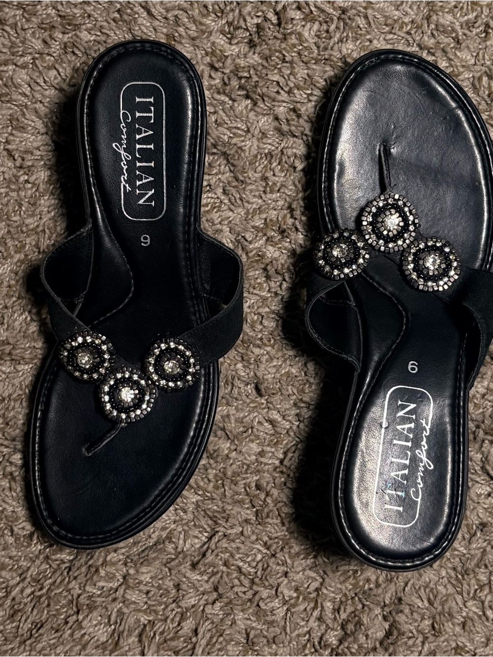 Y2K Italian Comfort•wedged sandals